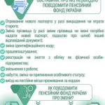 Зміни, про які пенсіонери мають інформувати Пенсійний фонд України